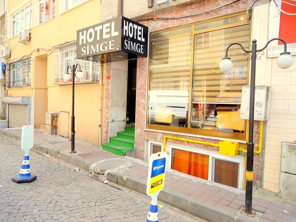 Simge Hotel Istanboel Buitenkant foto